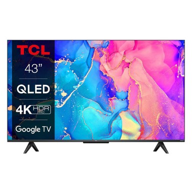 TCL TV 43C635, QLED UHD Google TV, 43"